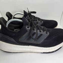 Adidas UltraBoost Light Shoes Men's 9.5 Core Black Running Athletic Gym Sneakers
