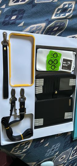 New* Leather for Apple iPhone 15 Pro Max Wallet Case with Card Holder Kickstand