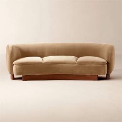 CB2 Muir 90” Camel Couch