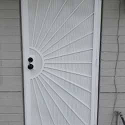 Security Door Heavy-Duty 36x80 White (Installation Included)
