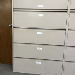 5 Drawer Filing Cabinet 