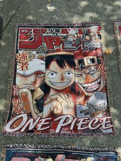 One Piece Luffy Law Kid Anime Blanket Rug Tapestry Poster