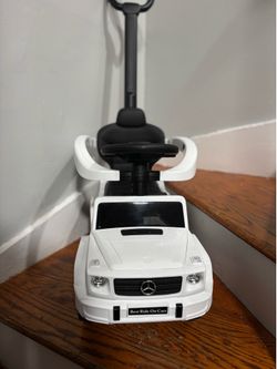 Best Ride On Cars Children's Mercedes G-Wagon G 350 D Push Car White Open Box