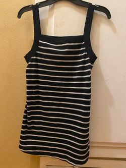 #tanktop #y2k Cute top stripped Size small black and white