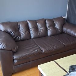 Leather couch