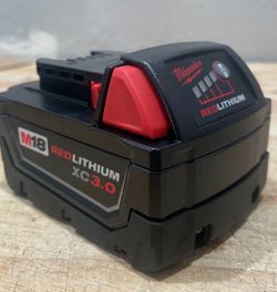 Milwaukee new 3ah battery M18