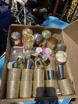 Votives and light up candles