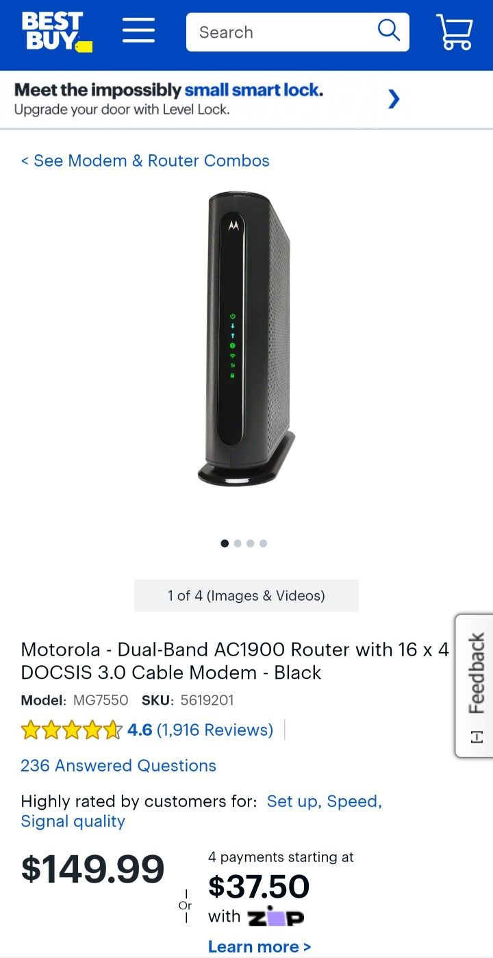 Motorola Modem/router