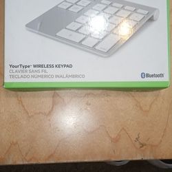 New Belkin Wireless Keypad, Bluetooth For iMac,Mac Pro,And MacBook