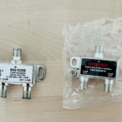 Extreme 3 Way Splitter + New Antronix 2 Way Splitter 