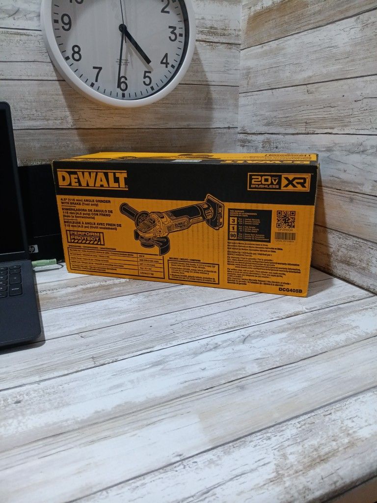 20V MAX XR Cordless Brushless 4.5 in. Slide Switch Small Angle Grinder with Kickback Brake (Tool Only)