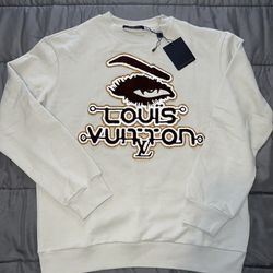  LV Crewneck Sweater Black Men’s Size Large Brand New 