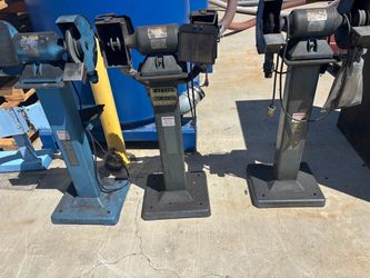 Baldor stand with buffer