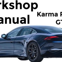 FISKER KARM - KARMA REVERO GT REPAIR /WORKSHOP MANUAL -
