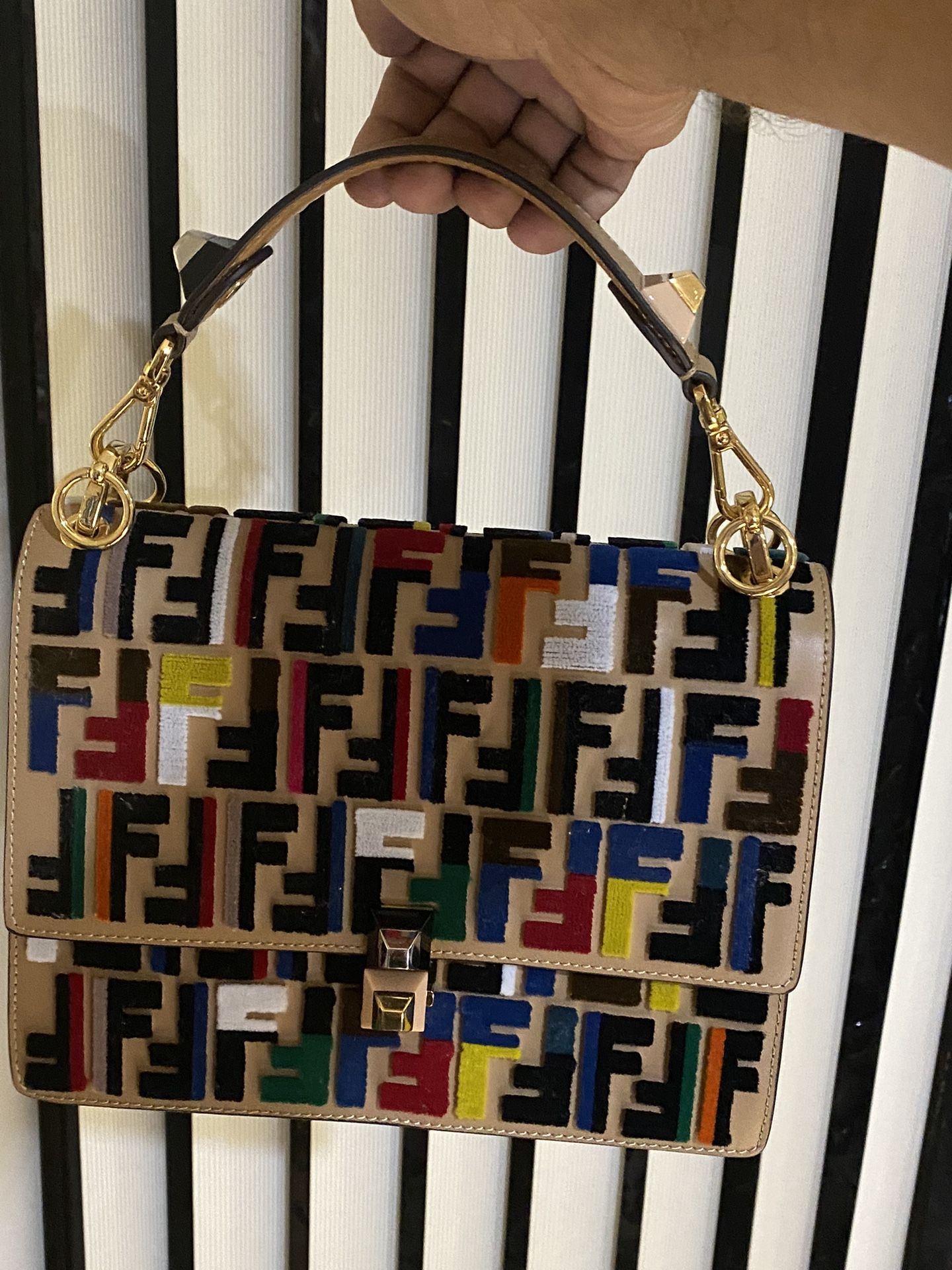 LOW PRICE Fendi Velvet Bag And Chanel Bag