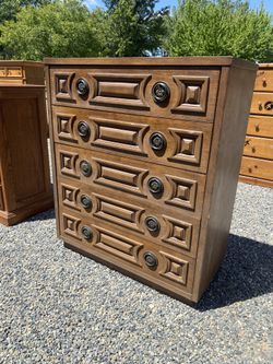 Vintage Tall Dresser 
