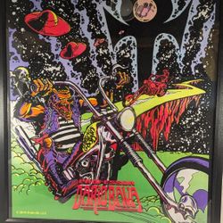 Blacklight Poster - Professor Dario Bava comic
