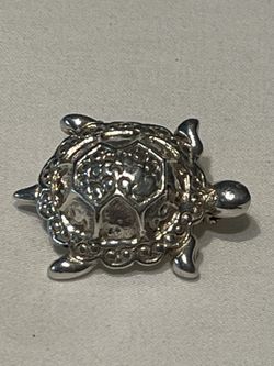 Sterling Silver Sea Turtle Pendant