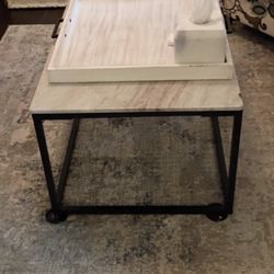 Used Marble Top Cocktail Table