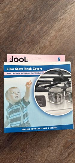 Jool clear Stove Knob Covers