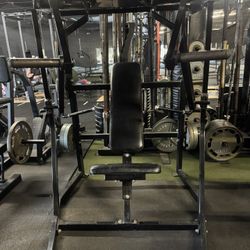 HAMMER STRENGTH PLATE-LOADED ISO-LATERAL DECLINE CHEST PRESS