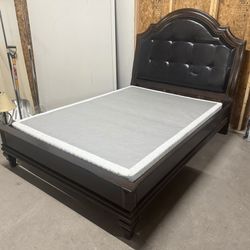 Complete Ashley Queen Size Bed Frame + Box Spring - Delivery Available! 