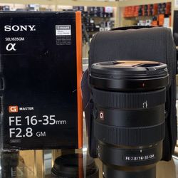 Sony 16-35mm F2.8 GM