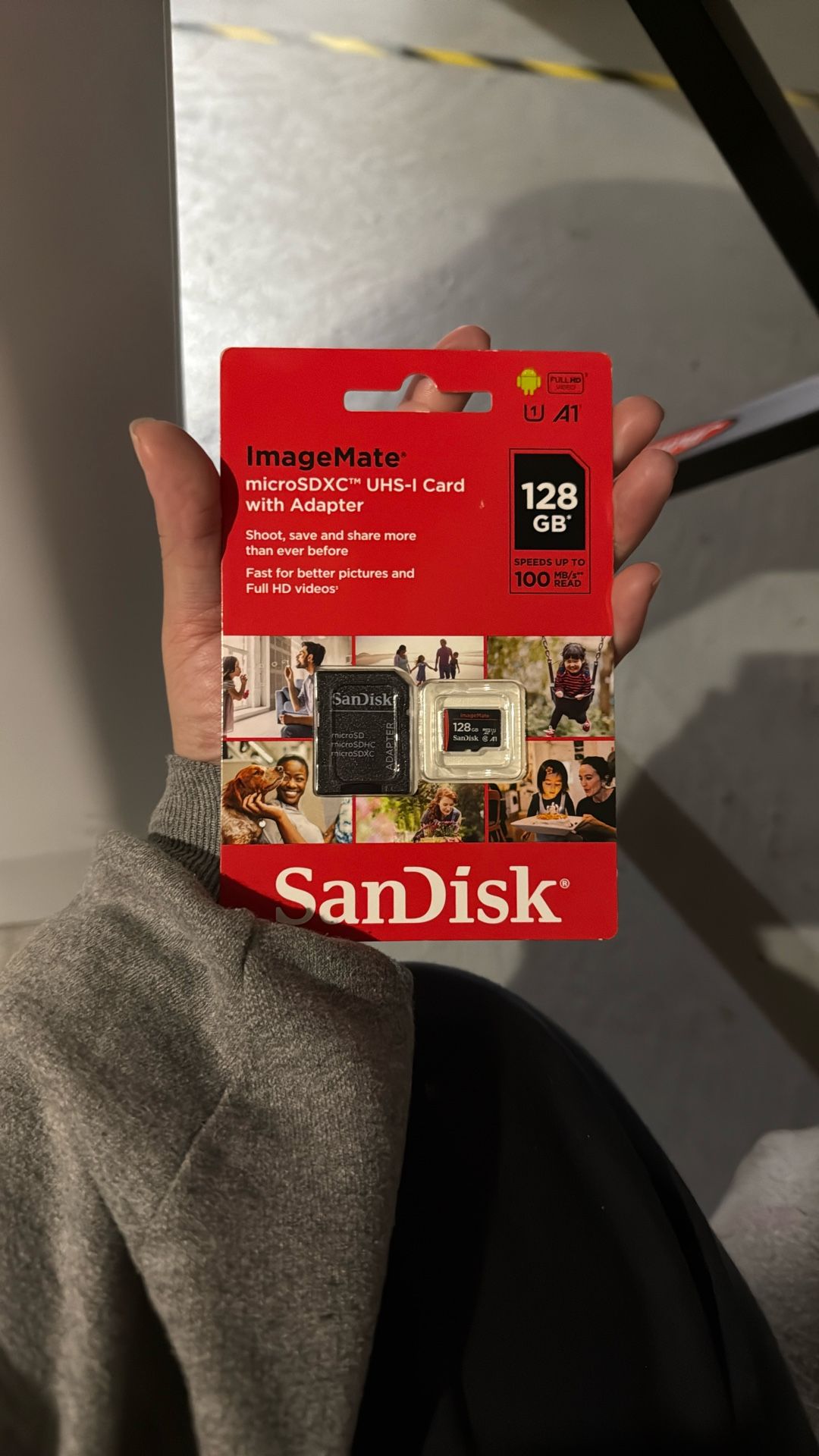 MicroSDXC UHS-1 Memory Card with Adapter