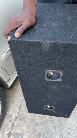 12 inch speaker box,black