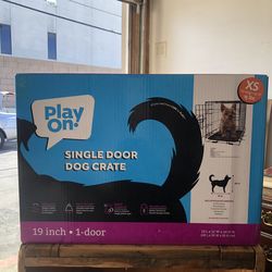 Pet crate - x small for small dogs or small cats  ( 19 ) inch Brand : Play On ! Brand new !