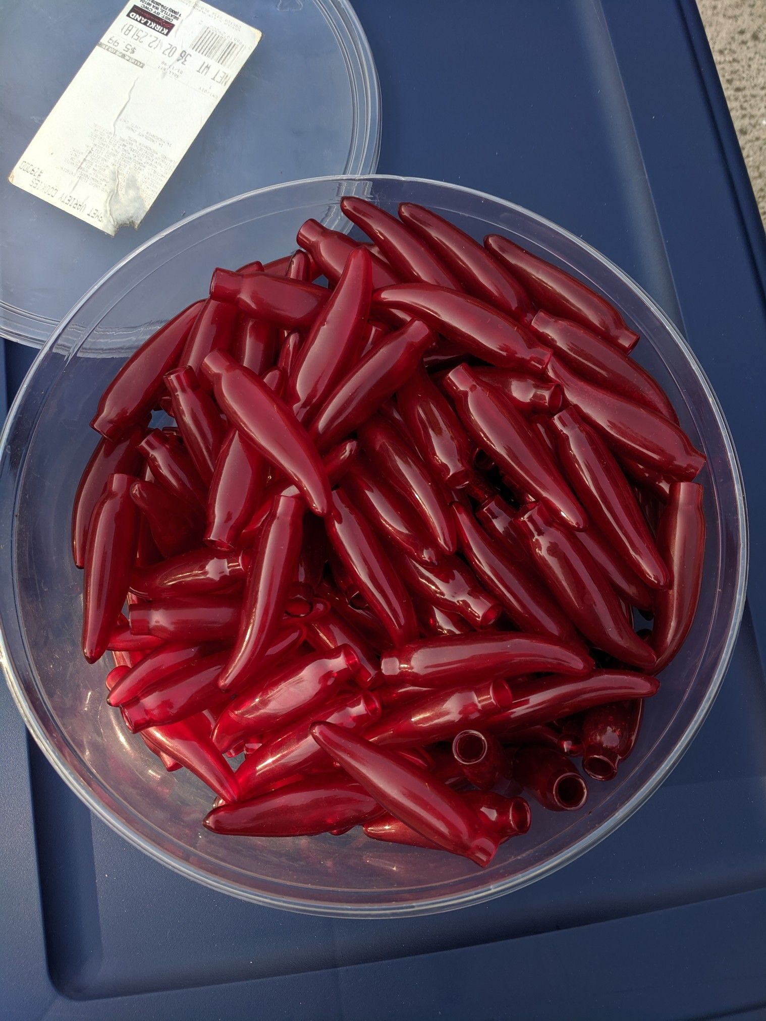 Chili pepper Xmas lights cover.