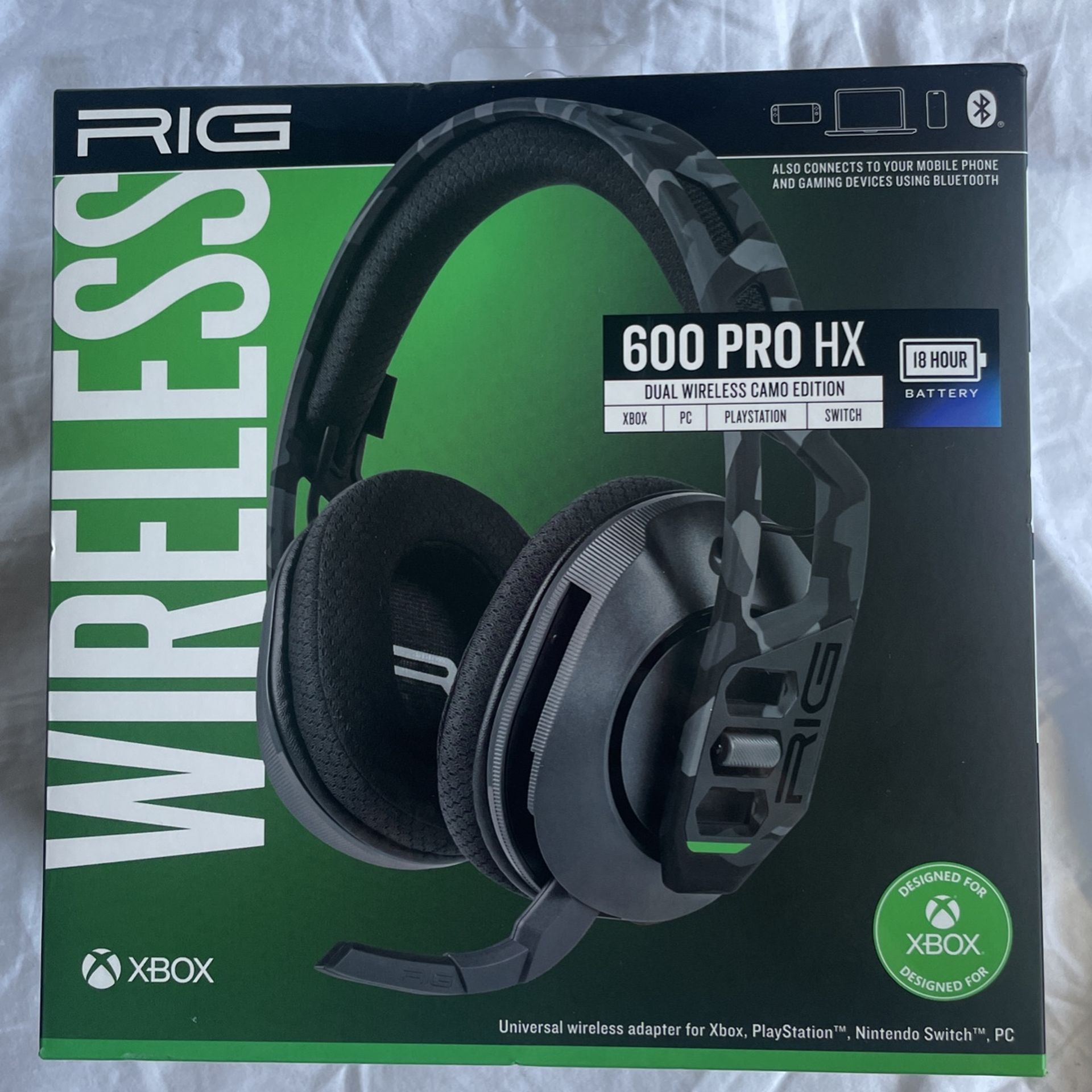 RIG 600 PRO HX Dual Wireless Gaming Headset with Bluetooth for