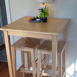 Wooden Table And Chairs 