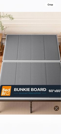 brand new Bunkie Board Queen 10mm (60" × 80") - Gray Under Mattress Support, Anti-Sag & Noise-Free, Platform & Slatted Beds. Breathable Low Profile Be