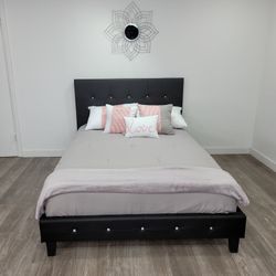 Brand Nee Queen Bed with Queen Mattress / Cama Queen con Colchon Queen Nuevo a Estrenar … Fast 🚚