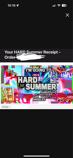 2day VIP HARD summer wristband