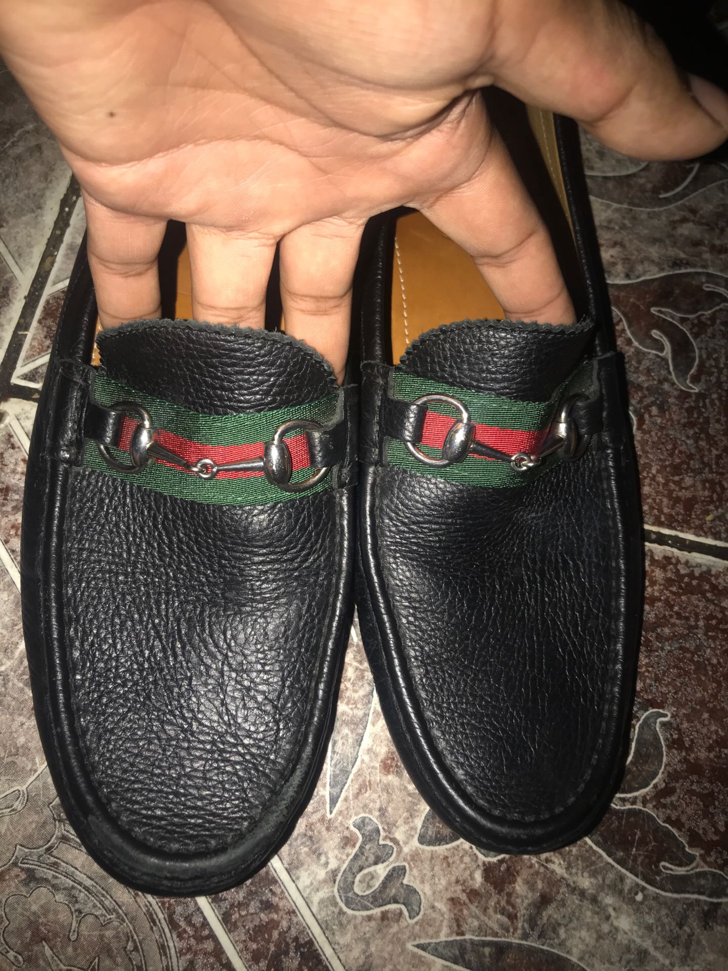 Gucci “Damo” drive horsebit loafers