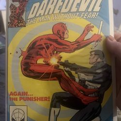 Daredevil # 183 / 1st Daredevil vs Punisher / Frank Miller / 