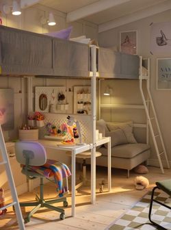 IKEA Loft Bunk Bed with Desk (x2)