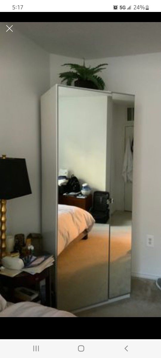 Full Length Mirror And Dresser 