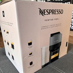 Nespresso Vertuo Pop By DeLonghi + Liquorice Black Coffee Machine 