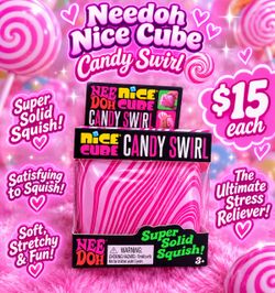 Needoh NiceCube Candy Swirl
