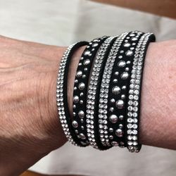 Luxe Fashion Wrap bracelet, one size 