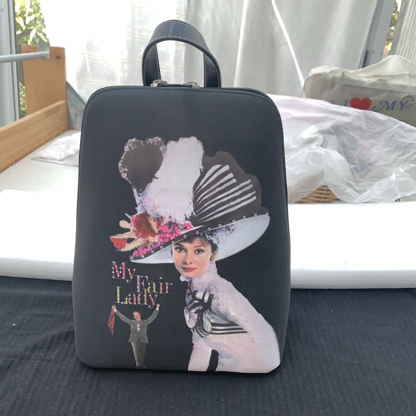 My Fair Lady Black Backpack