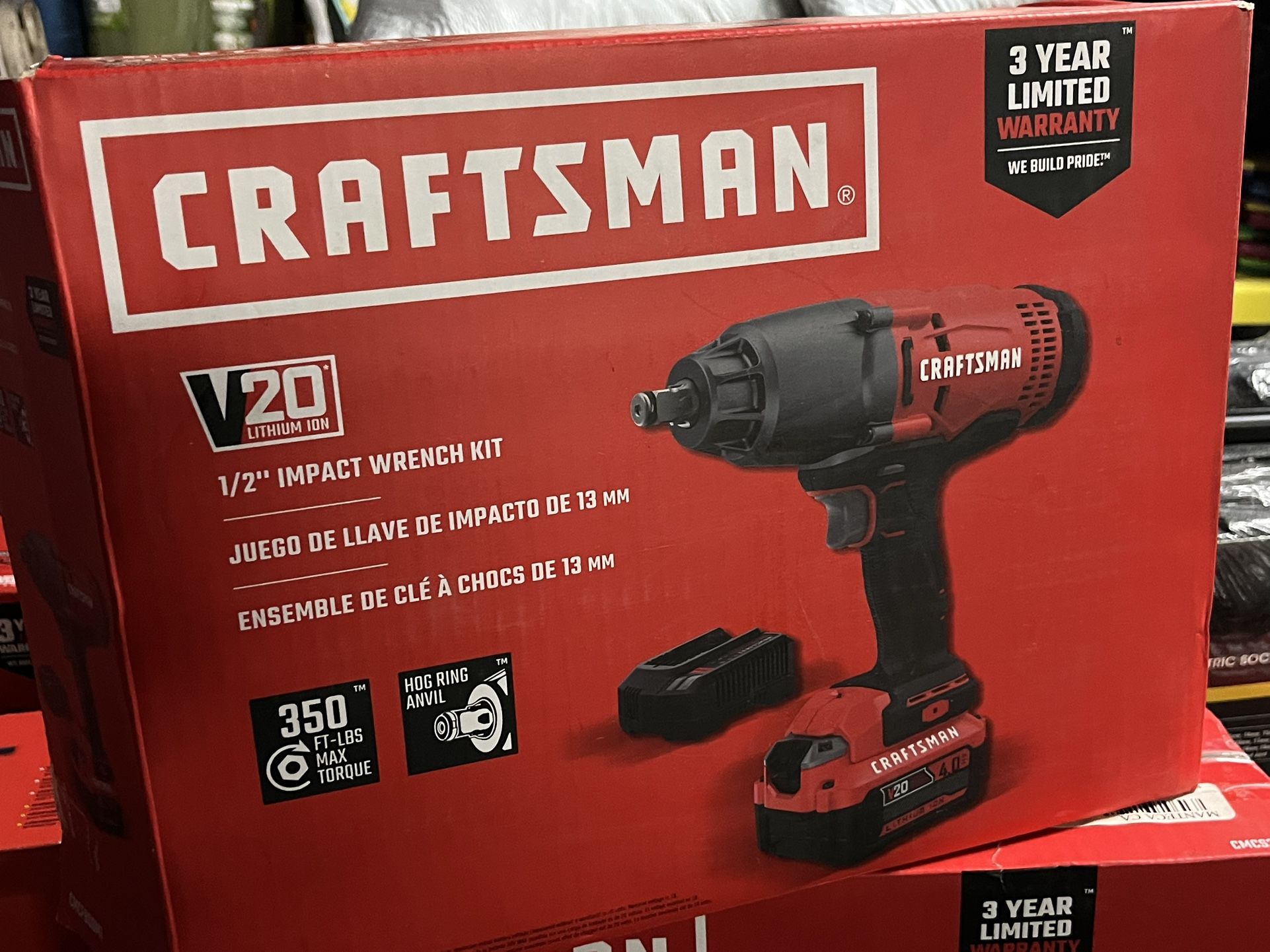 CRAFTSMAN V20 RP 1/2 inch Cordless Impact Wrench