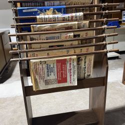 Vintage Newspaper Rack 