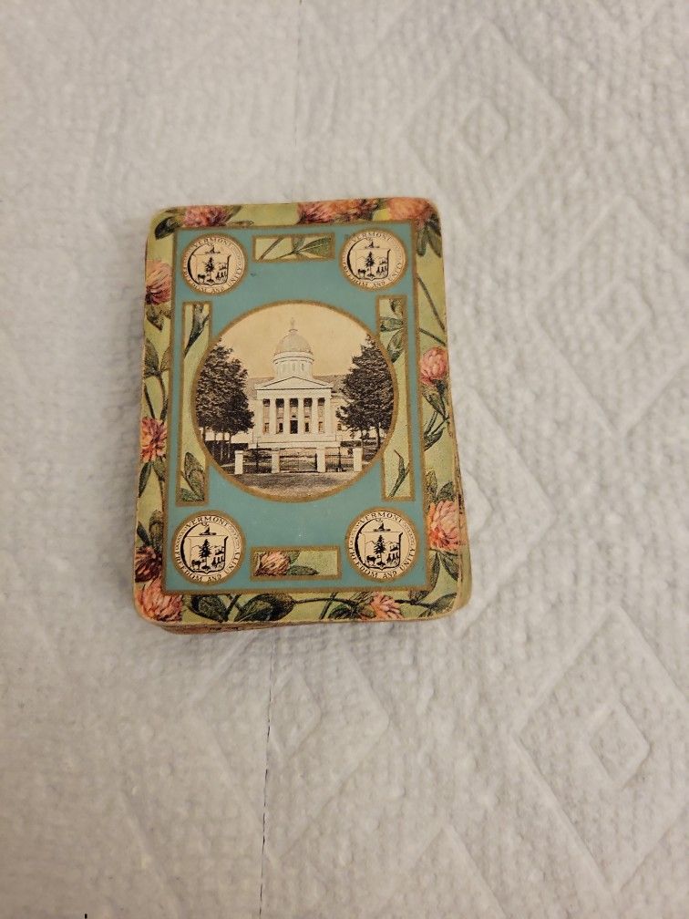 Playing Cards Rare Vermont Freedom And Unity