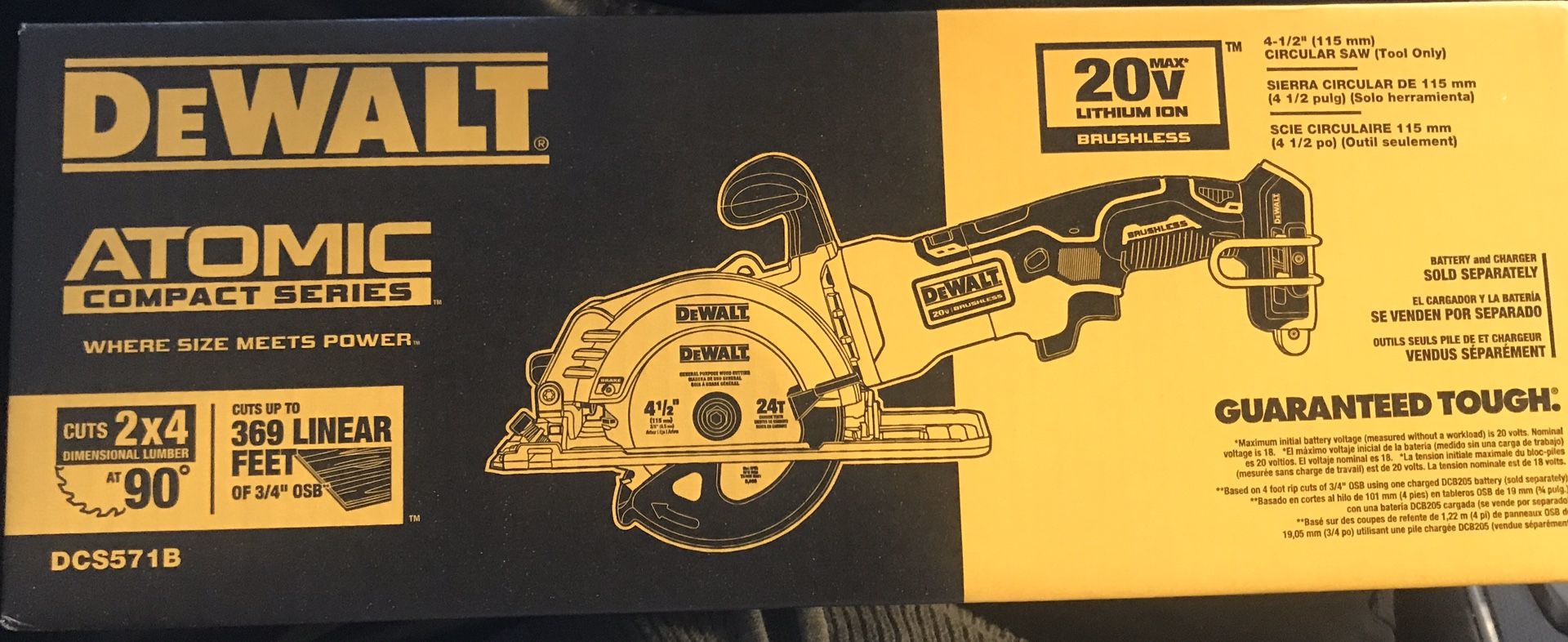 DEWALT View the Collection ATOMIC 20-Volt MAX Cordless 4-1/2 in. Circular Saw (Tool-Only