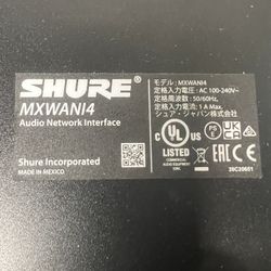 Shure MXW ANI 4