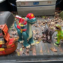 All Toys Dinasours 2 Makes Sound  Green One Don’t 1 Boat All 75